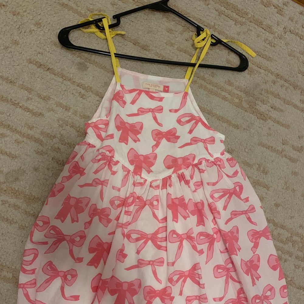 Pink chicken size 7 dress